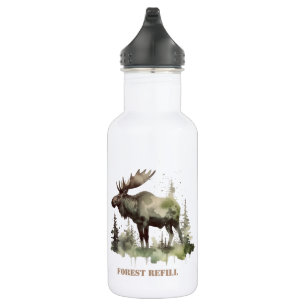 Mossy Moose Wildlife Portrait, custom 532 Ml Water Bottle