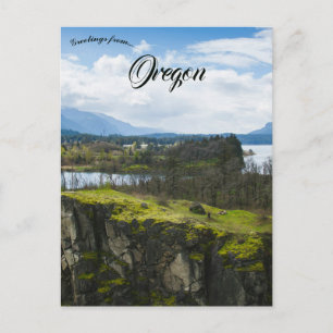 Mossy Rock Hill in Oregon Postcard