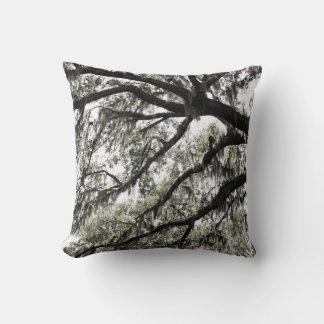 Mossy Textures 1 Throw Pillow