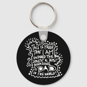 Most Amazing Dad 2 Keychain