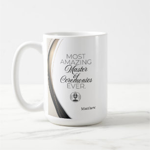 Most Amazing Master of Ceremonies Personalized Coffee Mug