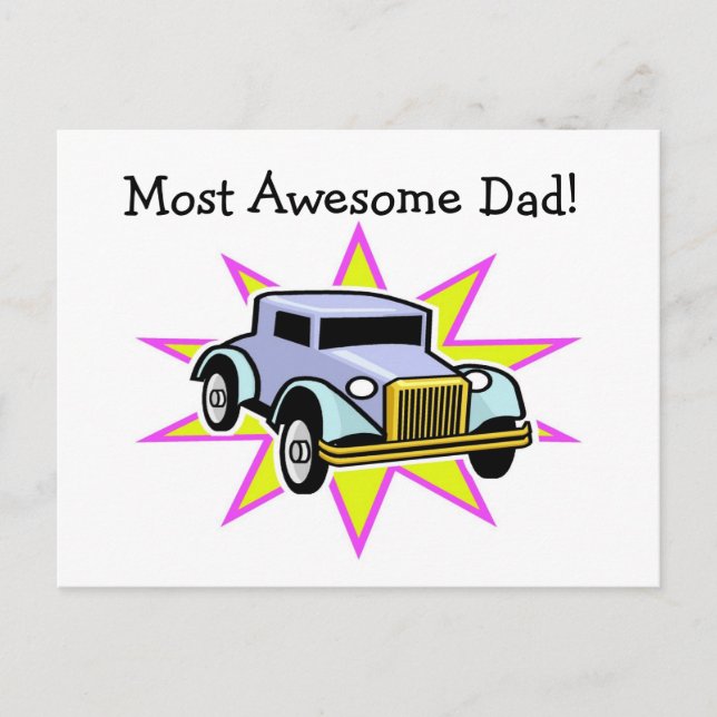 Most Awesome Dad! - Postcard (Front)