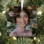 Most Beautiful Woman Alive  Metal Ornament<br><div class="desc">Celebrate your wife, girlfriend, or partner with a romantic and unforgettable gesture using our magazine cover-style ornament featuring the headline "Most Beautiful Woman Alive." Perfect for Valentine’s Day, birthdays, anniversaries, or simply to show your appreciation, this ornament is a heartfelt way to honour the love of your life. Fully customizable,...</div>