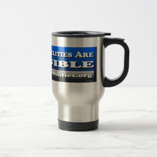 Most Disabilities Are Invisible - Travel Hot Mug