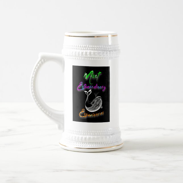 Most Extraordinary Experiences Beer Stein (Left)