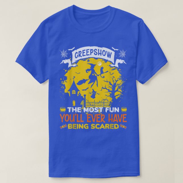 Most fun you'll ever have being scared OMG Funny H T-Shirt (Design Front)