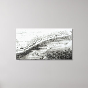 Most Gracious Majesty and Escort Leaving Canvas Print