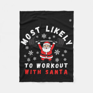 Most hardcore training fleece blanket