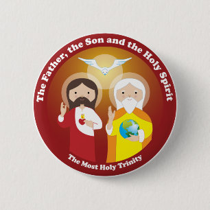 Most Holy Trinity 2 Inch Round Button