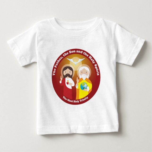 Most Holy Trinity Baby T-Shirt (Front)