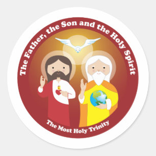 Most Holy Trinity Classic Round Sticker