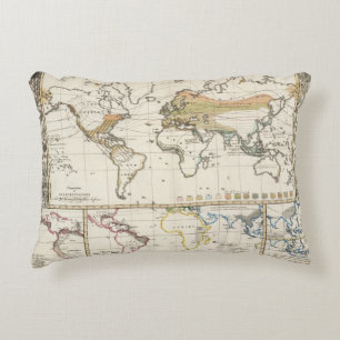 most important cultivated plants spread Districts Decorative Pillow