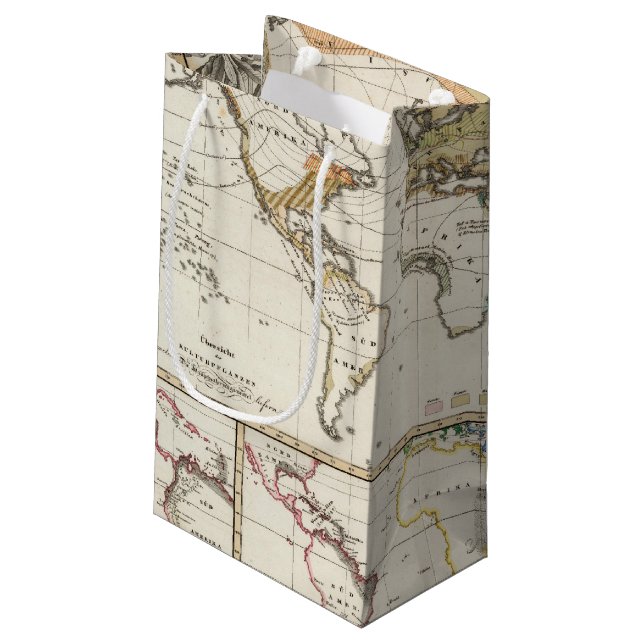 most important cultivated plants spread Districts Small Gift Bag (Back Angled)