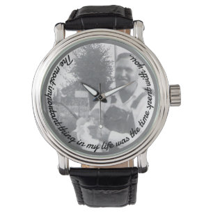 Most Important Time Quote   Father and Baby Photo Watch