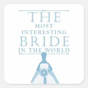Most Interesting Bride Bachelorette Stickers