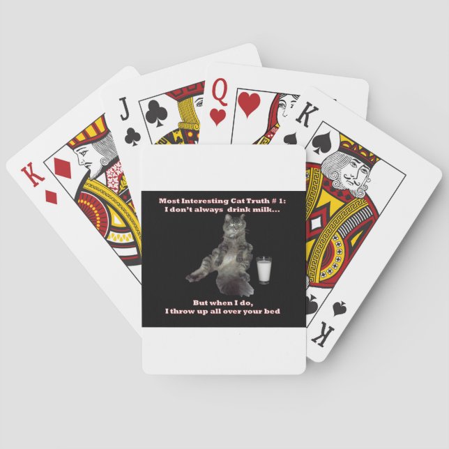 Most Interesting Cat #1.jpg Playing Cards (Back)
