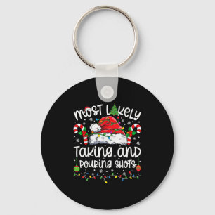 Most Likely Taking And Uring Shots Matching Christ Keychain