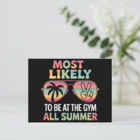 Most Likely To Be At The Gym All Summer Teacher