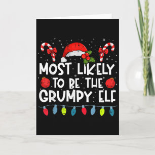 Most Likely To Be The Mpy Elf Family Crew Christma Card