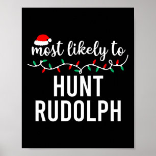 Most Likely To Christmas  Matching Family Pajamas  Poster