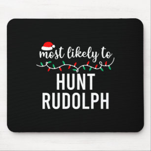 Most Likely To Christmas  Matching Family Pyjamas  Mouse Pad