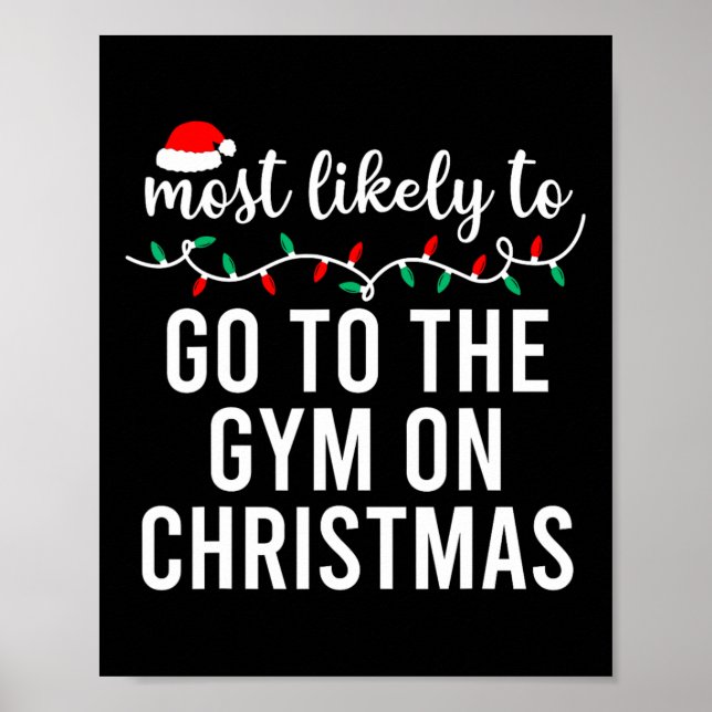 Most Likely To Christmas  Matching Family Pyjamas  Poster (Front)