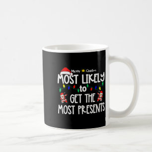 Most Likely To Christmas Shirt Matching Family Paj Coffee Mug