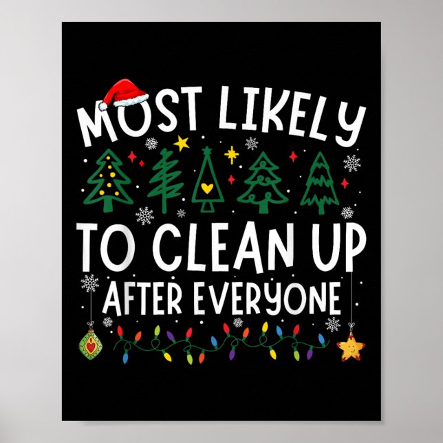 Most Likely To Clean Up After Everyone Matching Ch Poster (Front)