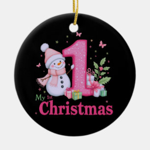 Most Likely to Dance with Santa, Bruh Ceramic Ornament