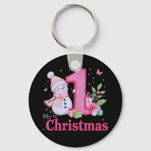  Most Likely to Dance with Santa, Bruh  Keychain