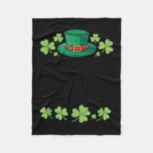 Most likely to do an irish goodbye funny st patric fleece blanket