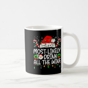 Most Likely to Drink The Wine Family Reunion Coffee Mug