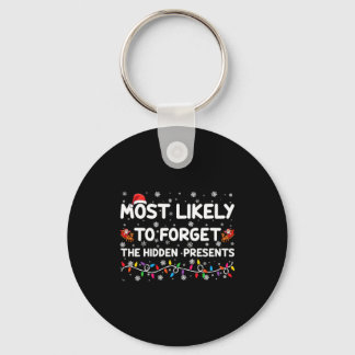 Most Likely To Forget The Hidden Xmas Keychain