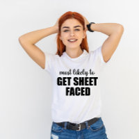 Most Likely To Keep Sheet Faced Funny Halloween