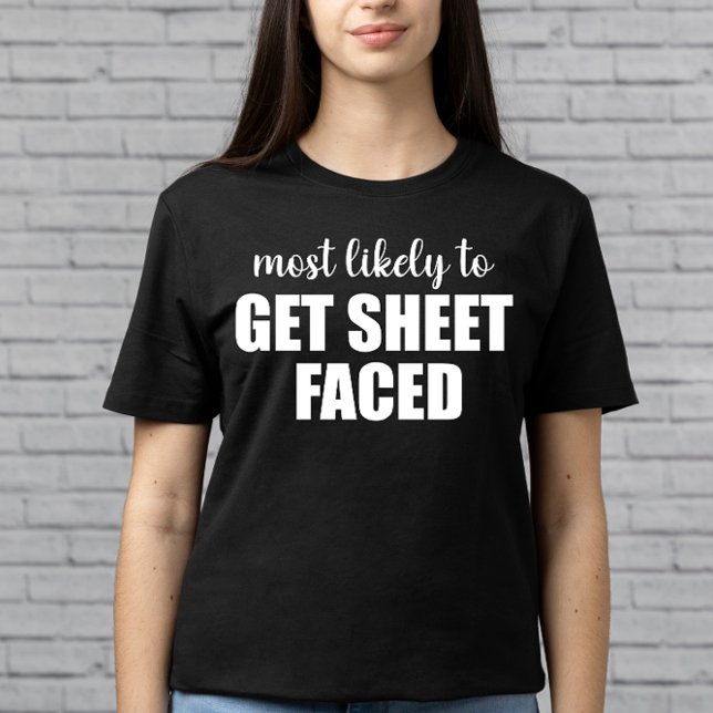 Most Likely To Keep Sheet Faced Funny Halloween T-Shirt (Creator Uploaded)