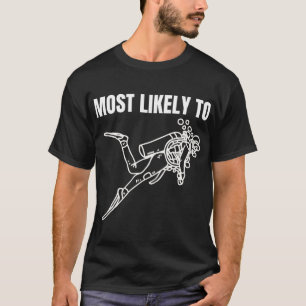 Most Likely To Scuba Dive Simple Graphic T-Shirt