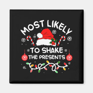 Most Likely To Shake The Xmas Family Matching 2025 Magnet