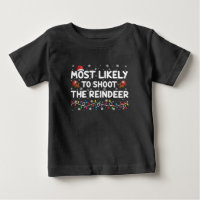 Most Likely To Shoot To Reindeer Family Christmas 