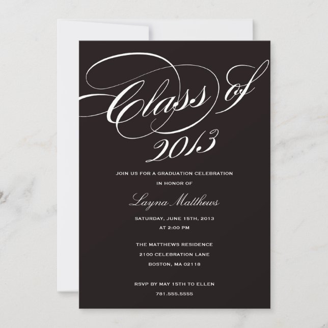 MOST LIKELY TO SUCCEED | GRADUATION INVITATION (Front)