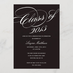 MOST LIKELY TO SUCCEED   GRADUATION INVITATION