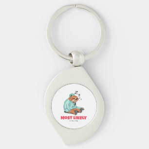 Most Likely To Take A Nap Keychain