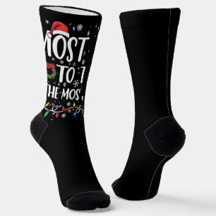 Most Likely To Take The Most Selfies Christmas  Socks