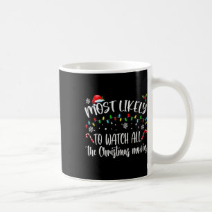 Most Likely To Watch All The Christmas Movies Fami Coffee Mug