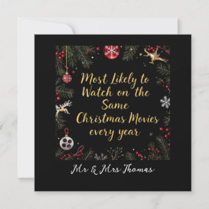  Most Likely to Watch the Same Christmas Movies  Invitation