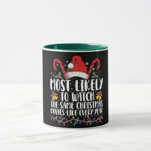 Most Likely to Watch The Same Christmas Movies  Mug