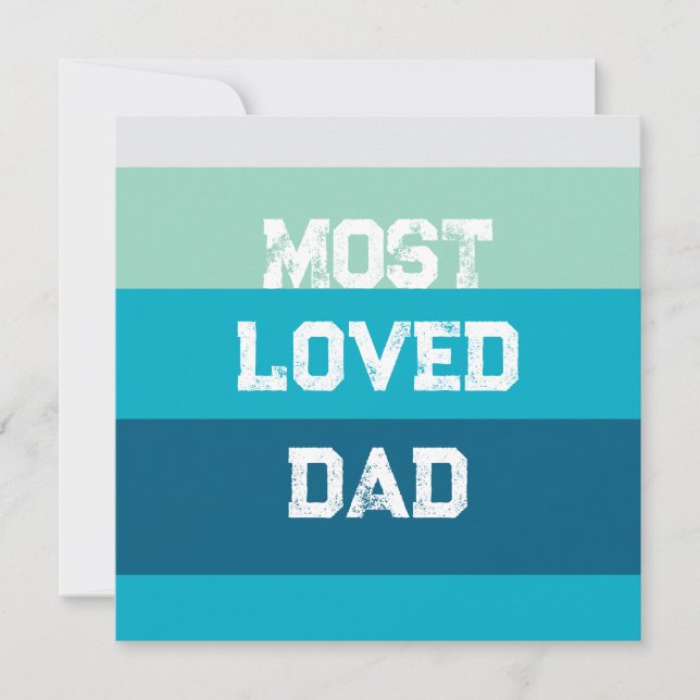 Most Loved Dad (Front)