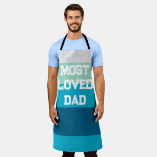 Most loved dad  apron