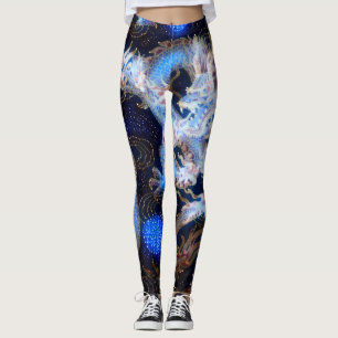 Most Popular Chinese Celestial Dragon Fantasy Art Leggings