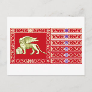 Most Serene Republic of Venice Flag Postcard