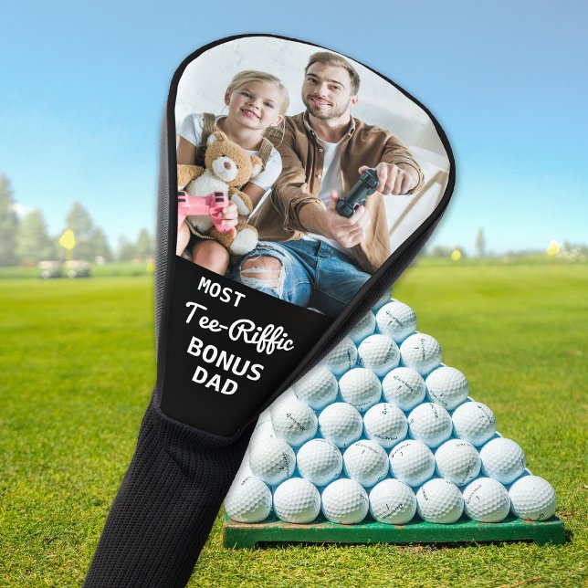 Most Tee-Riffic BONUS DAD Custom Golfer Photo Golf Head Cover (Creator Uploaded)